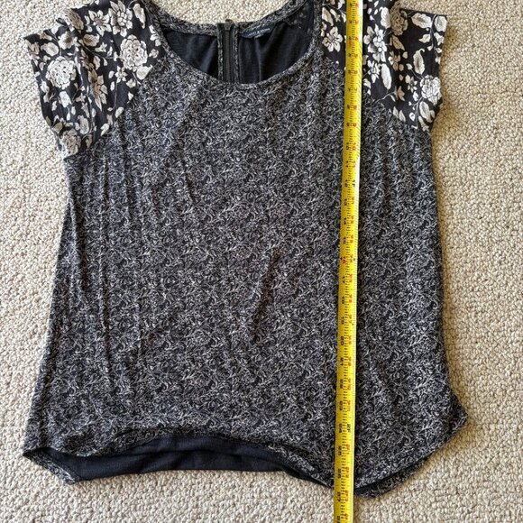 🎀 3 for $25 🎀 Lucky Brand Women's Top | M Boho Floral Block Peasant - Picture 7 of 9